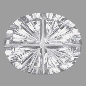White Montana Sapphire gemstone