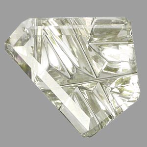 Pale Yellow Montana Sapphire gemstone