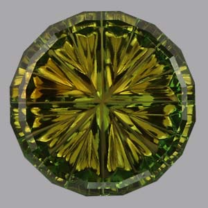 Yellow Green Tourmaline gemstone