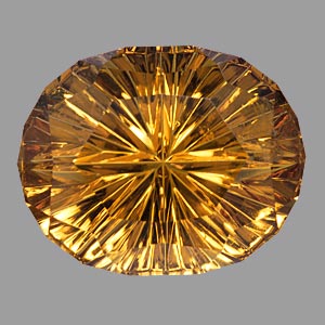 Yellow/Orange Tourmaline gemstone