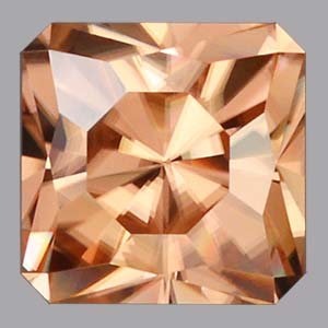 Peach Zircon gemstone
