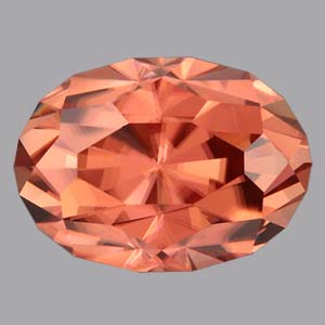 Orange/Brown Zircon gemstone