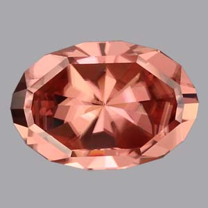 Pink/Brown Zircon gemstone