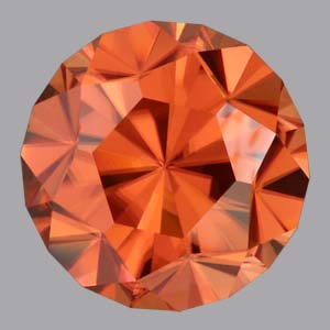 Orange/Brown Zircon gemstone