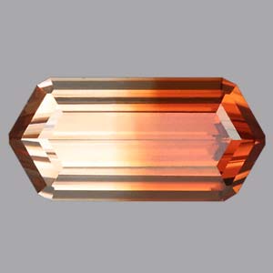 Bicolor Zircon gemstone